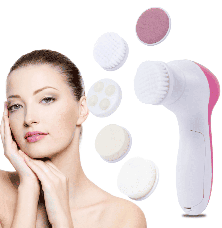 5-in-1 Electric Face Cleaning Brush Wash Face Machine Skin Pore