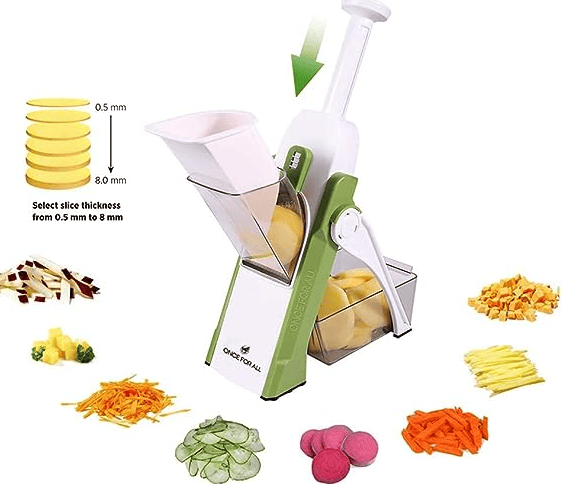 Adjustable 4-in-1 Vegetable Cutter: Effortless Kitchen Mastery